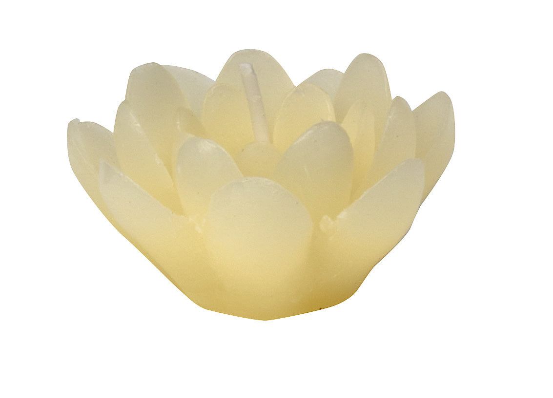 White Lotus Floating Candles