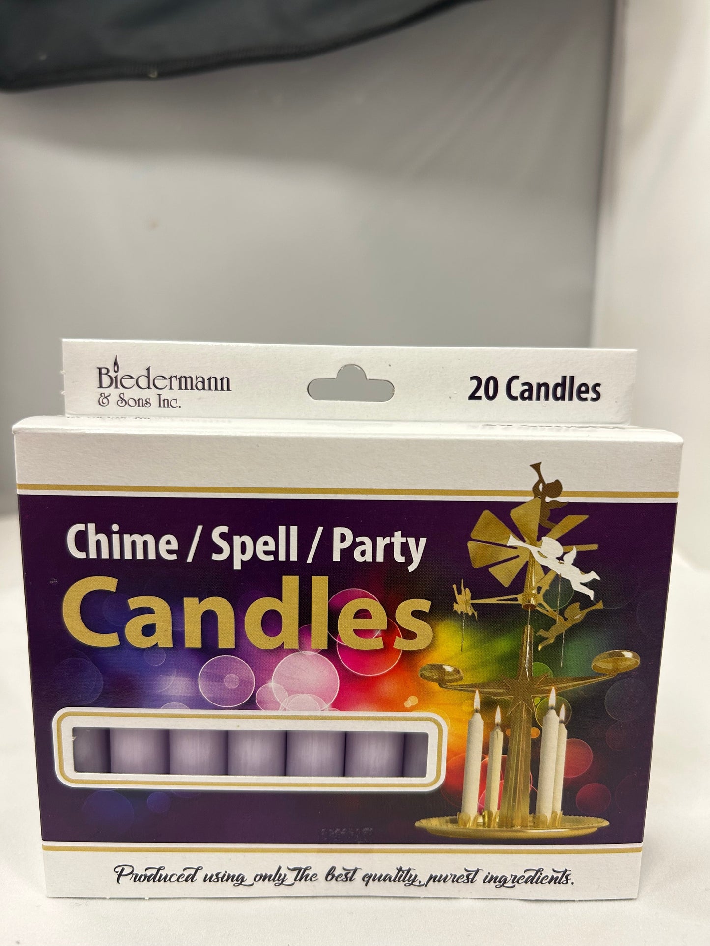Lavender Chime Candles-Box of 20 Candles