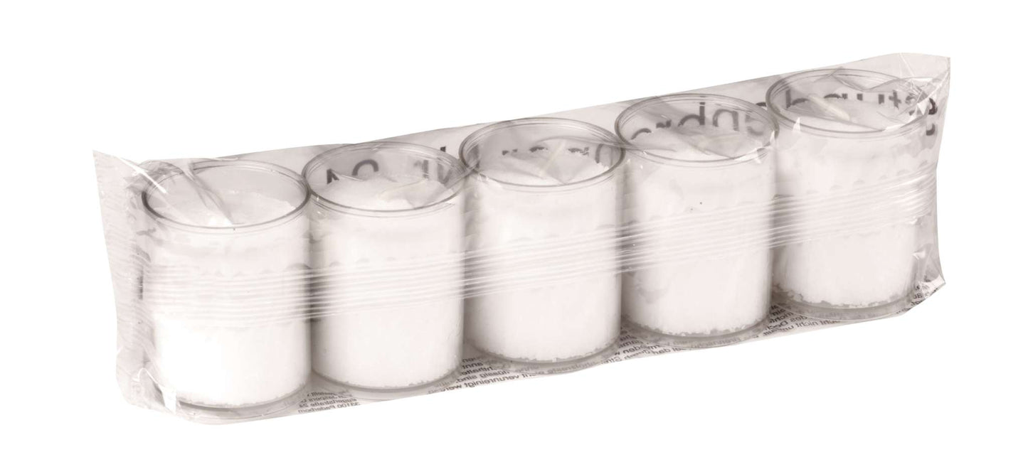 16 HR. votive candle in clear plastic container