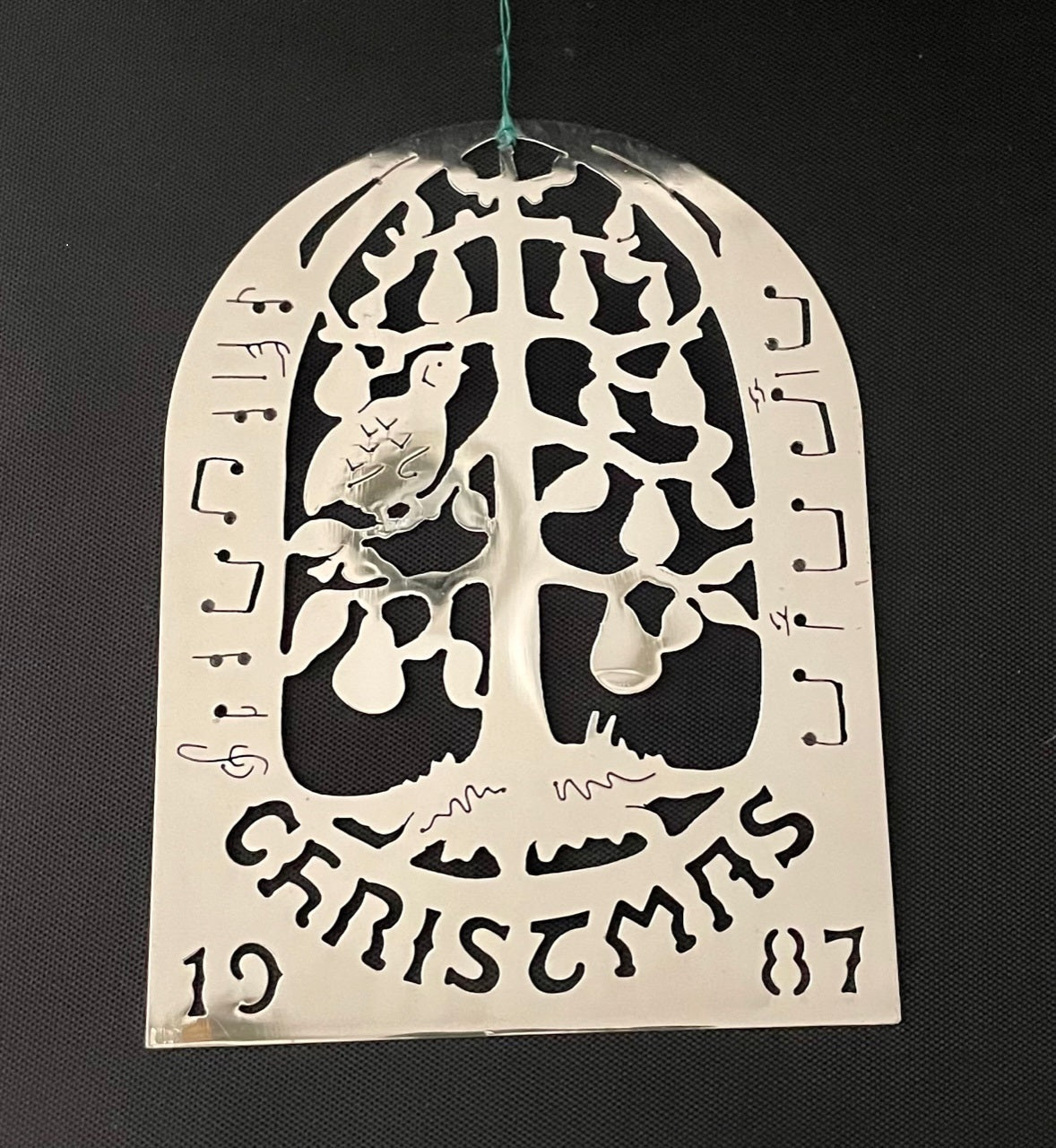 1987 Silver Commemorative Ornament