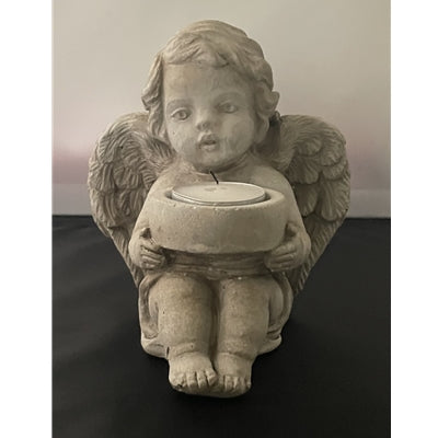 STONE ANGEL TEALIGHT HOLDER