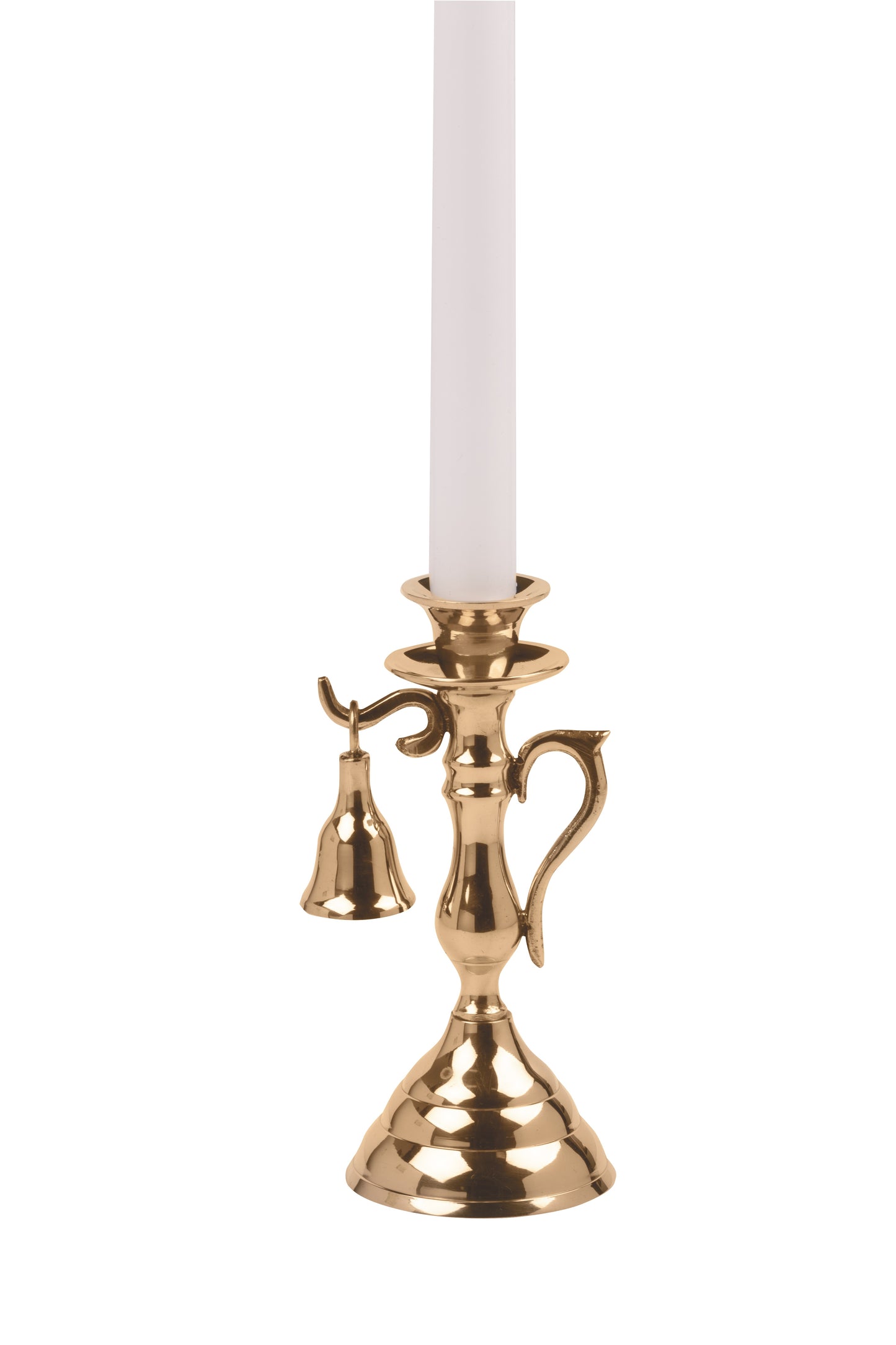 BRASS CANDLESTICK W/ SNUFFER