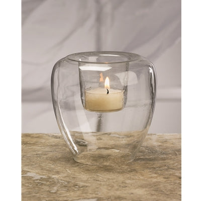 Decorative Glass Votive or Tealight Holder - Box of 4