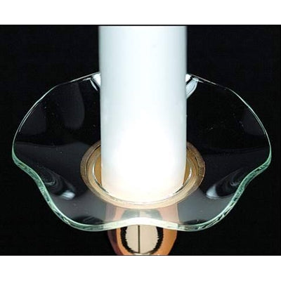 Plain Glass Fluted Bobeche - Box of 12