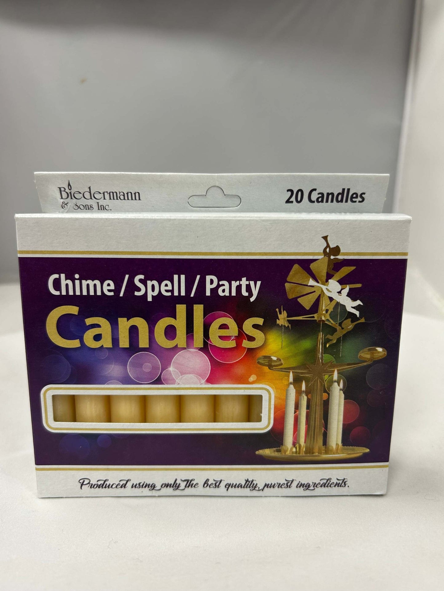 Ivory Chime Candles-Box of 20 Candles