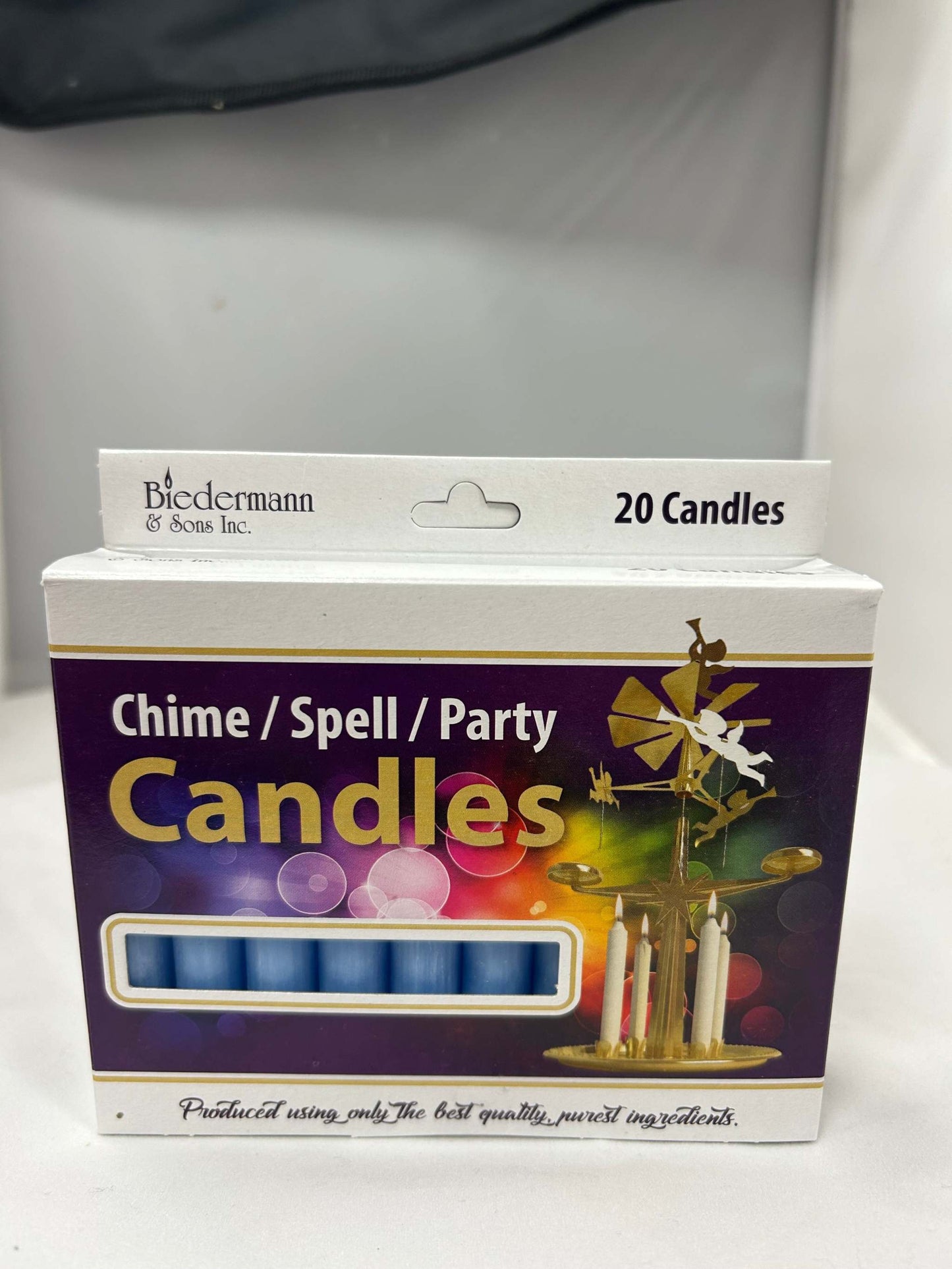 Lt Blue Chime Candles- Box of 20 Candles