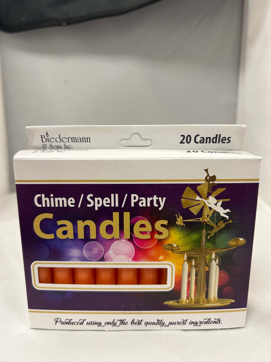 Orange Chime Candle-Box of 20 Candles