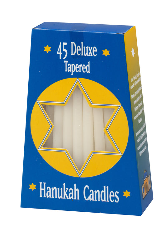 CHANUKA CANDLES,WHITE