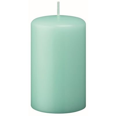3" x 6" Turquoise Blue Pillar Candle
