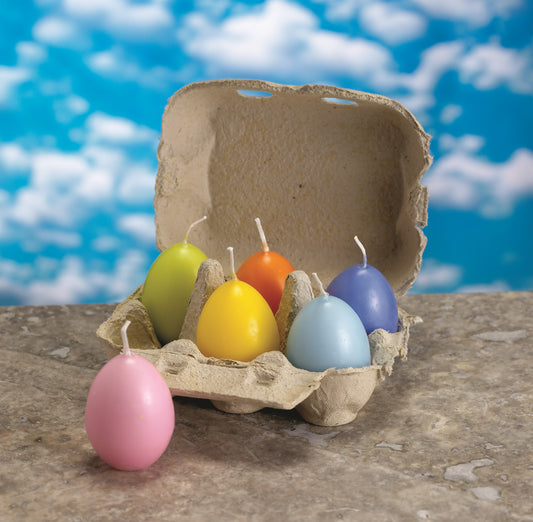 EGG CANDLE ASST PASTEL