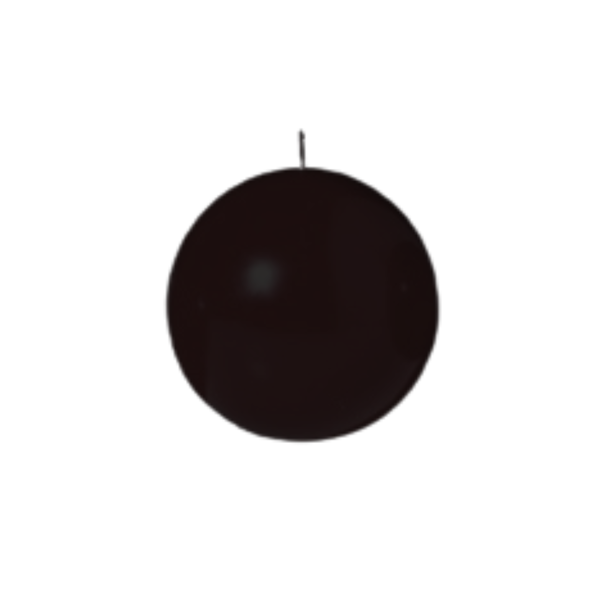 Black Ball Candles, 2.5" Diameter, Box of 4