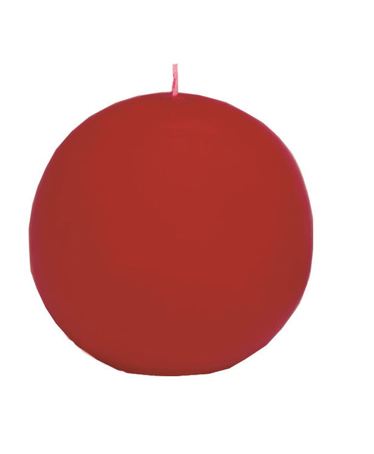 Cranberry Ball Candles, 2.5" Diameter, Burns 8 Hours - pack of 4