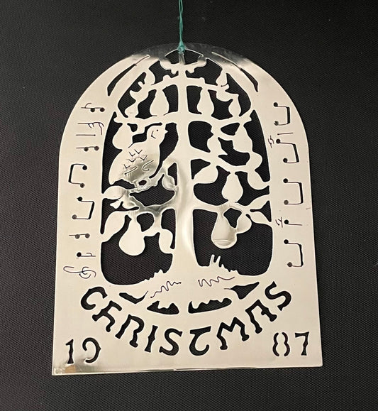 1987 Silver  Commemorative Ornament