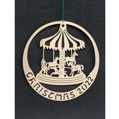 2022 XMAS MARKET CAROUSEL,SILVER