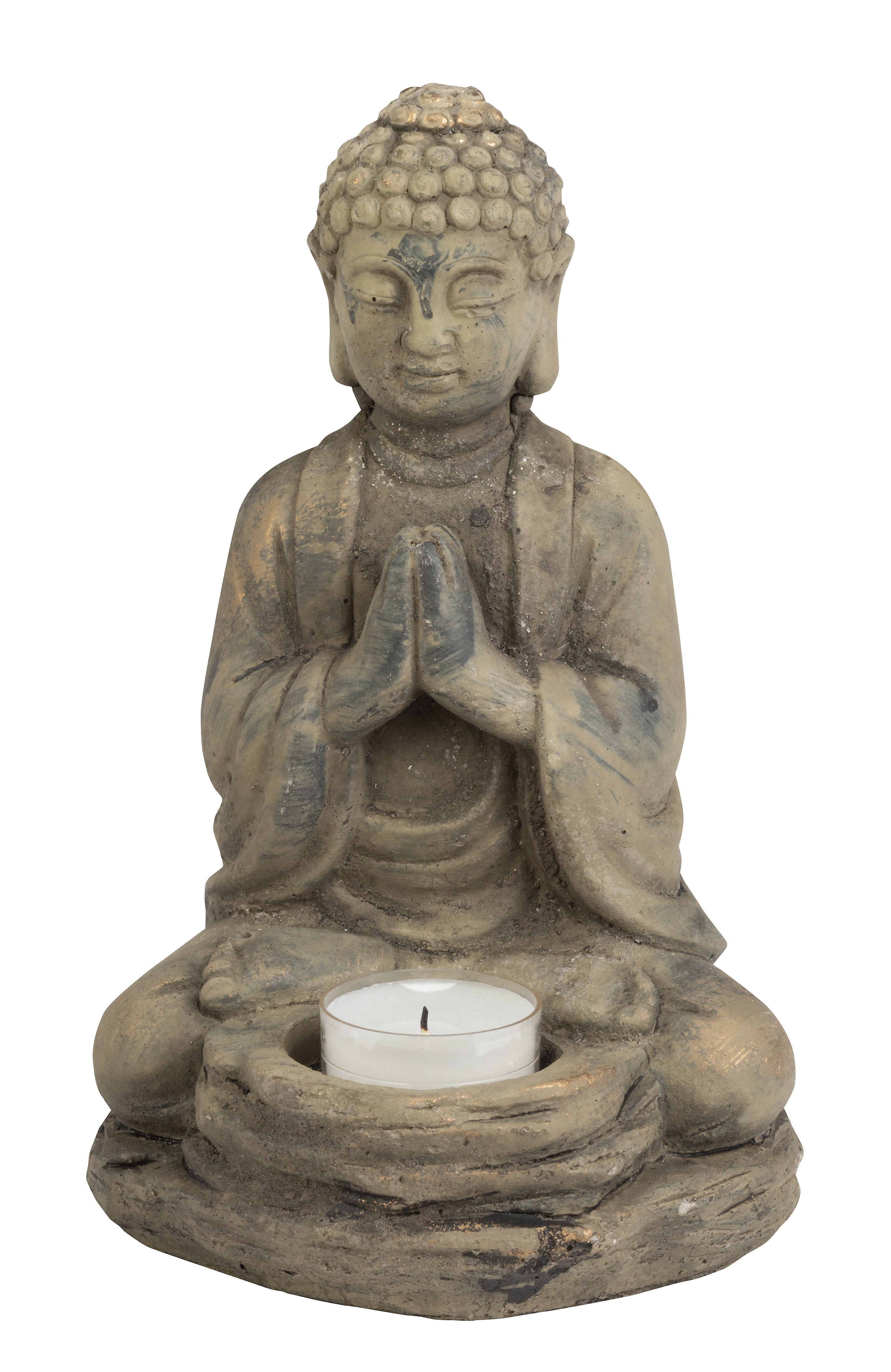 Stone Buddha Tealight Holder – Biedermann and Sons