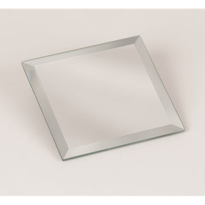 4" x 4" Square Mirror Plate - Box of 6