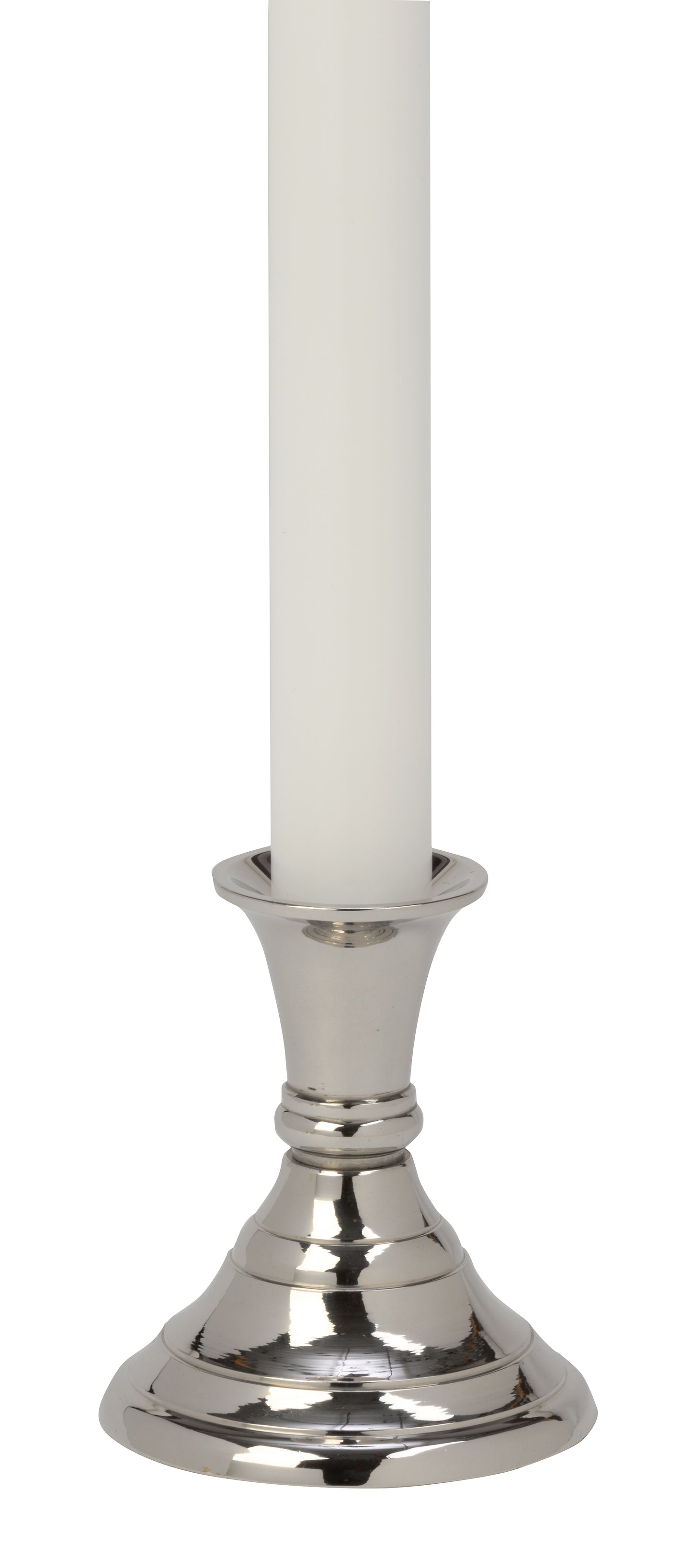 3" Tall Nickel 7/8"Candlestick - Box of 4