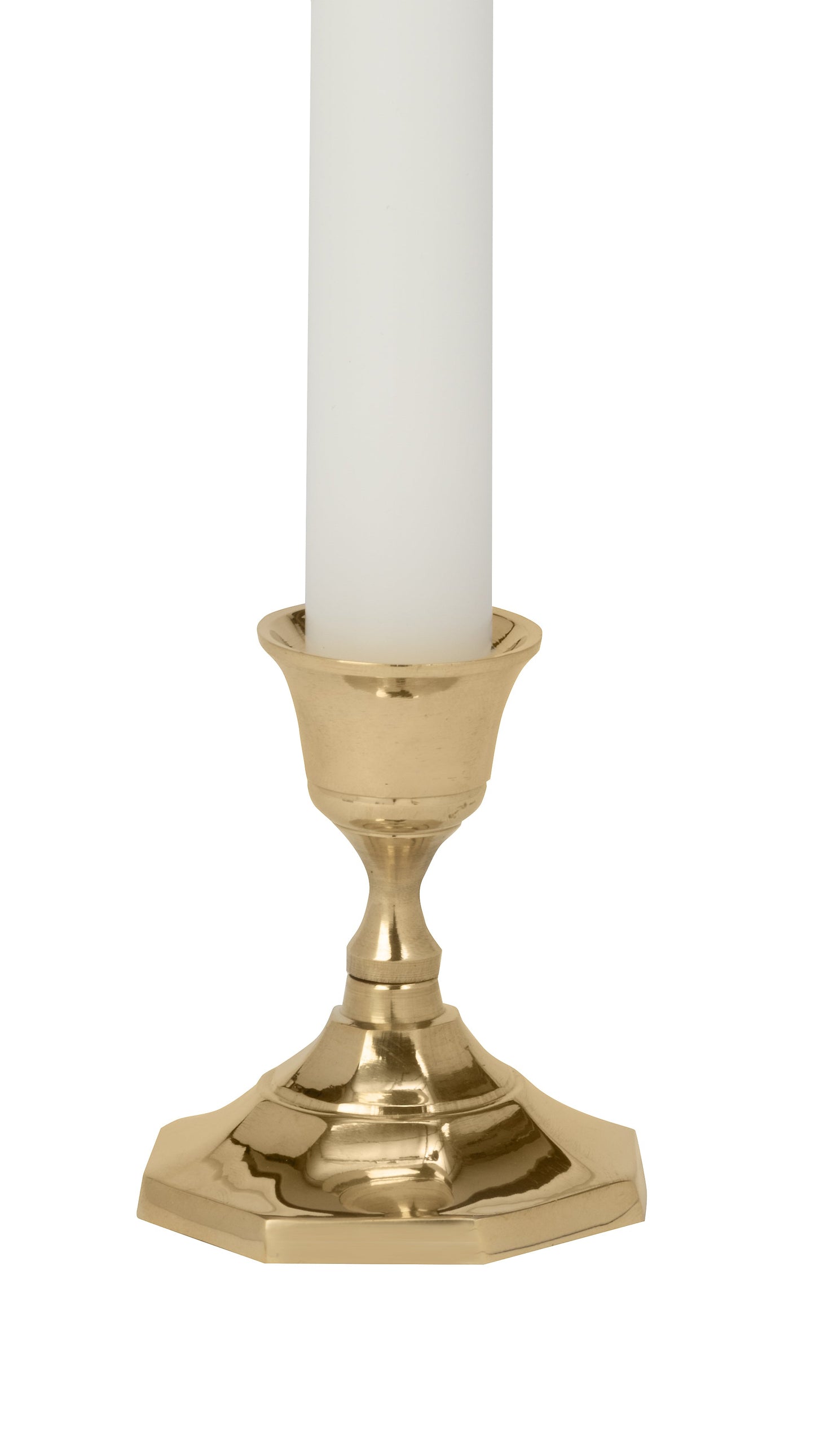Brass Taper/holder 2.5 Ht- Box of 6