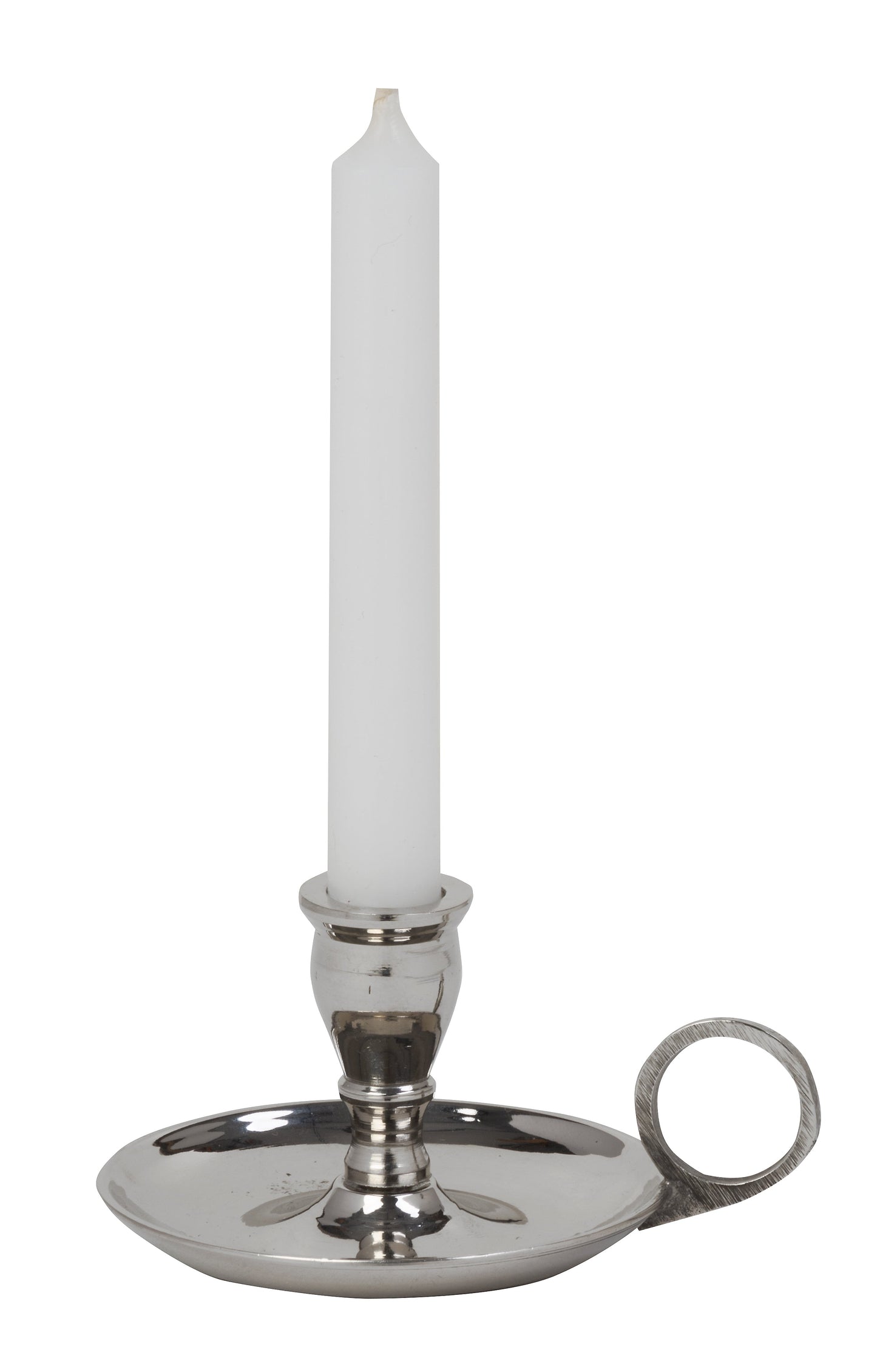 Small Silver Chamberstick for 1/2" Dia. Candles - Case of 6