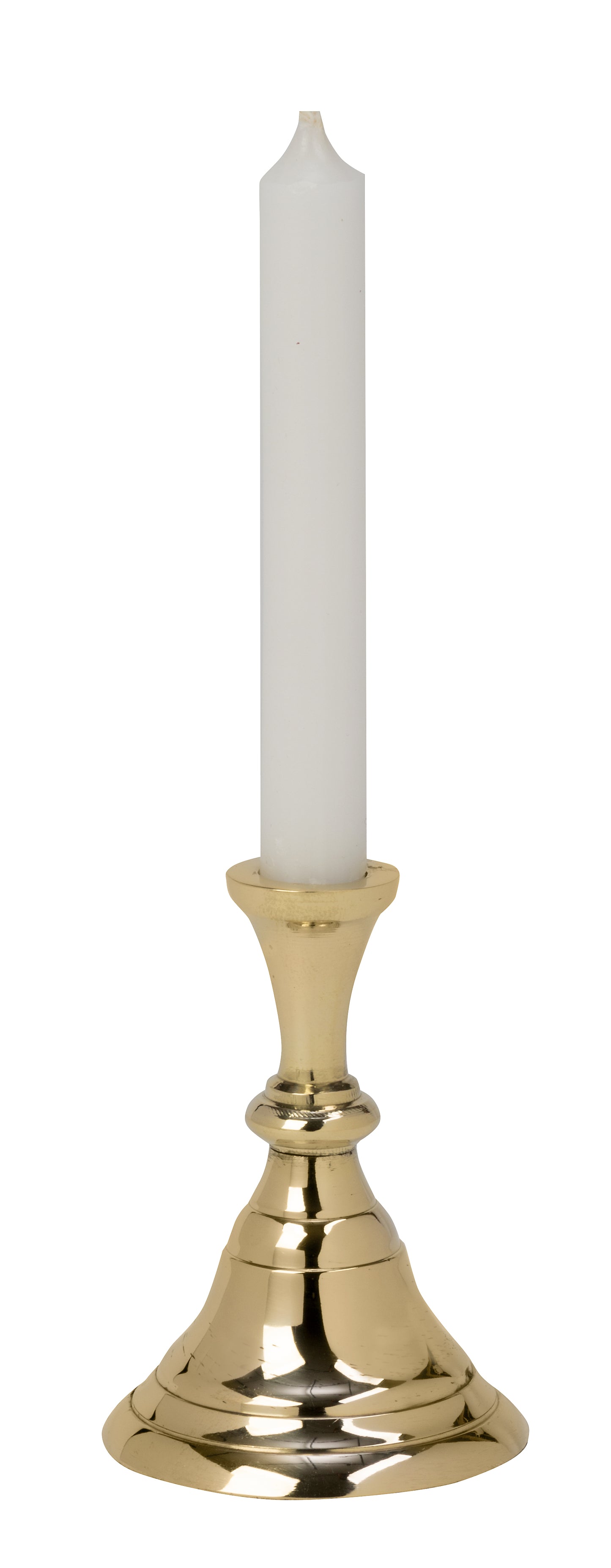 Small Brass 1/2" Candlestick Holder - Box of 6