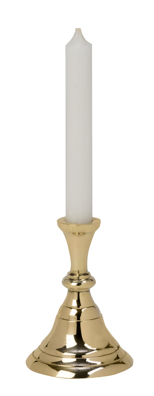 Small Brass 1/2" Candlestick Holder - Box of 6