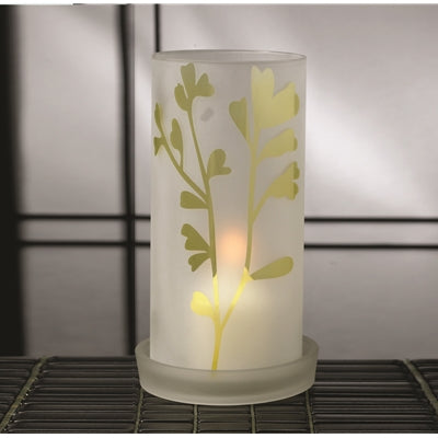 Glass Frost Leaf Hurricane