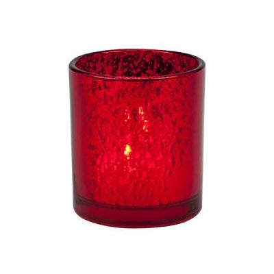Rustic Red Glass Holder