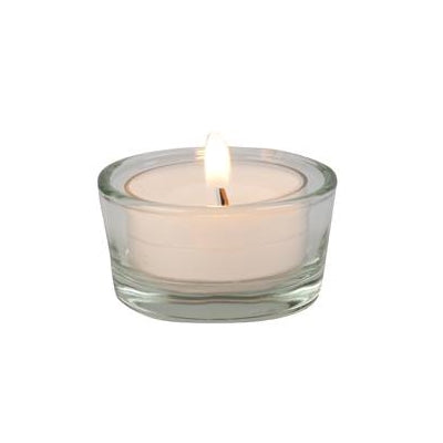 Clear Glass Tealight Holder - Box of 24