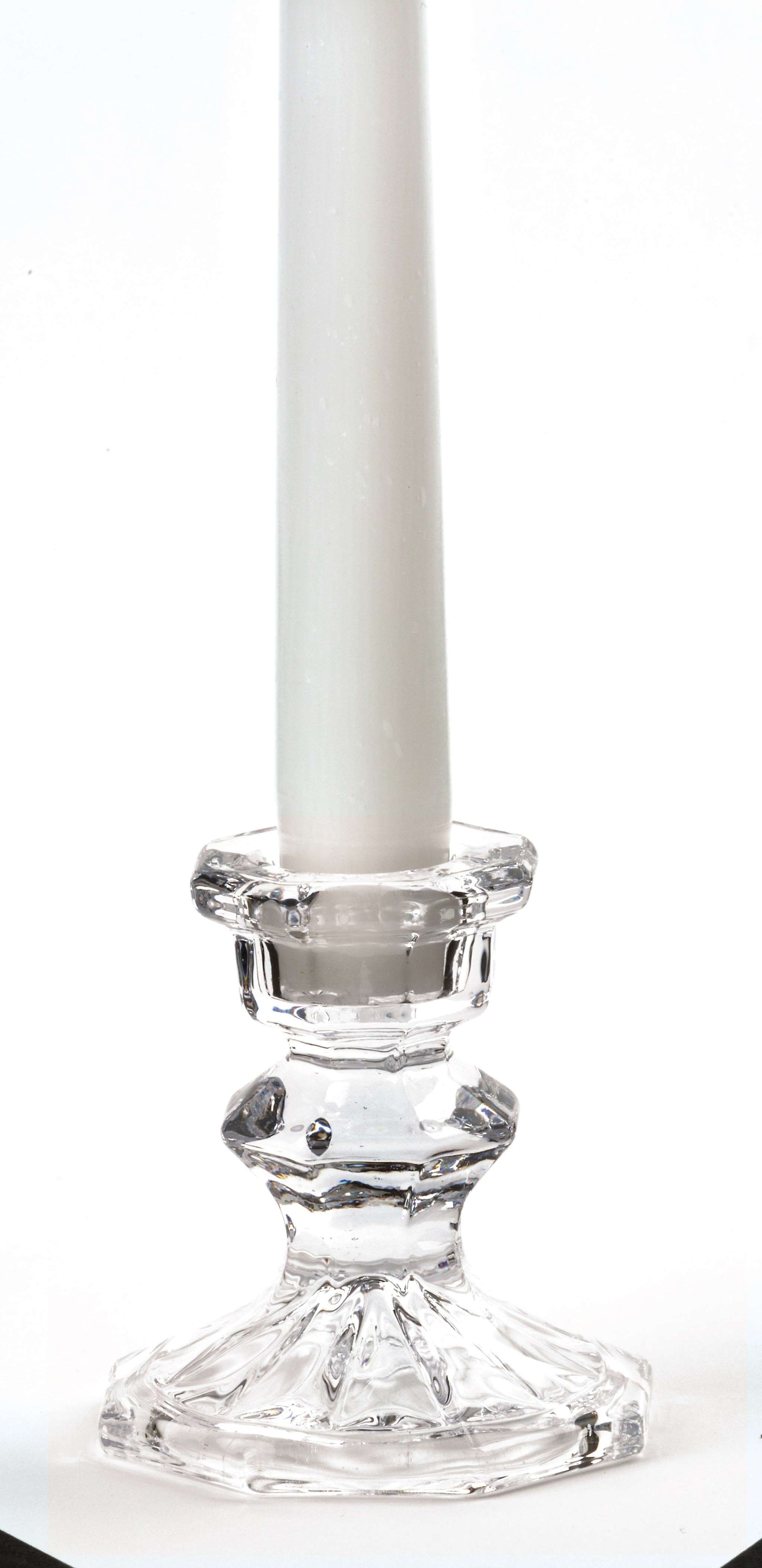 Glass Candlestick Holder