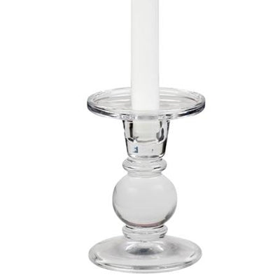Dual Purpose Glass Candle Holder - Box of 2