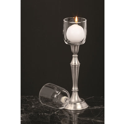 Large Glass Votive Candle Holder with Peg - Box of 4