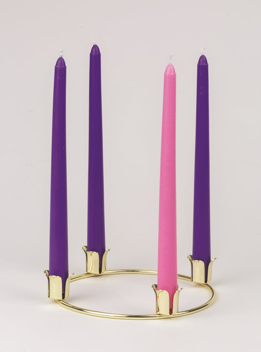 BRASS FINISH ADVENT RING